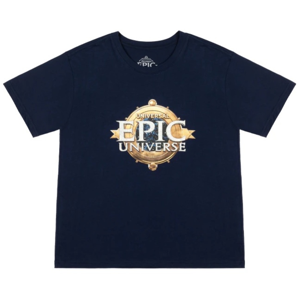 Epic Universe Emblem Adult T-Shirt Brand New XL  Universal Studios